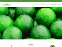 Tablet Screenshot of colimexinc.com